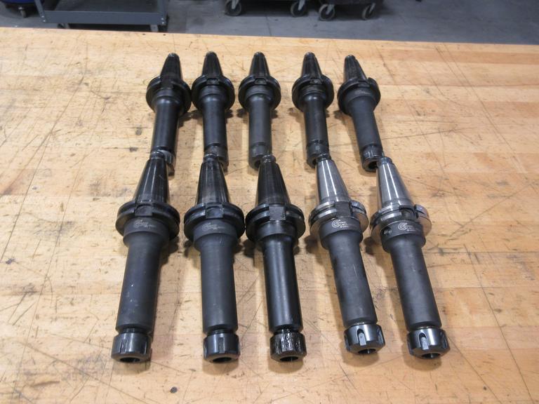Command CAT40 Tool Holder, ER20 Collet Type, (10 pcs) 6" Gage Length