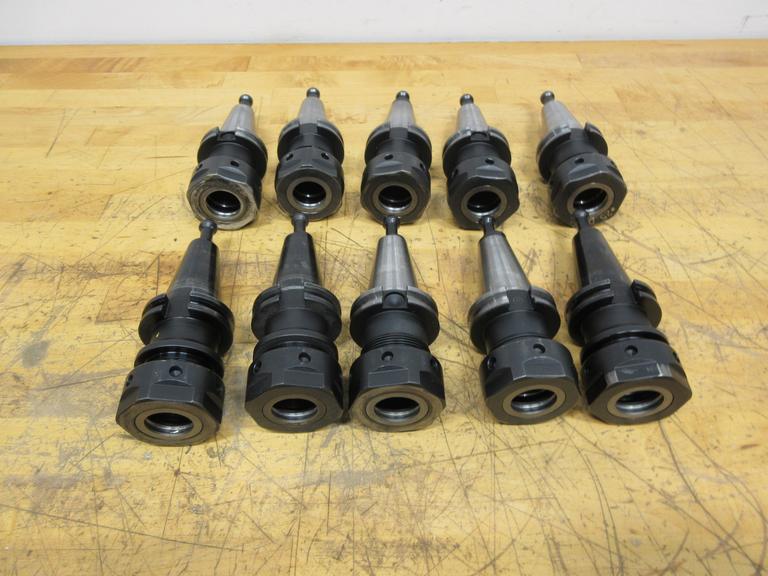 Parlec CAT40 10SC3 SA100 Collet Type Tool Holders (10 pcs)