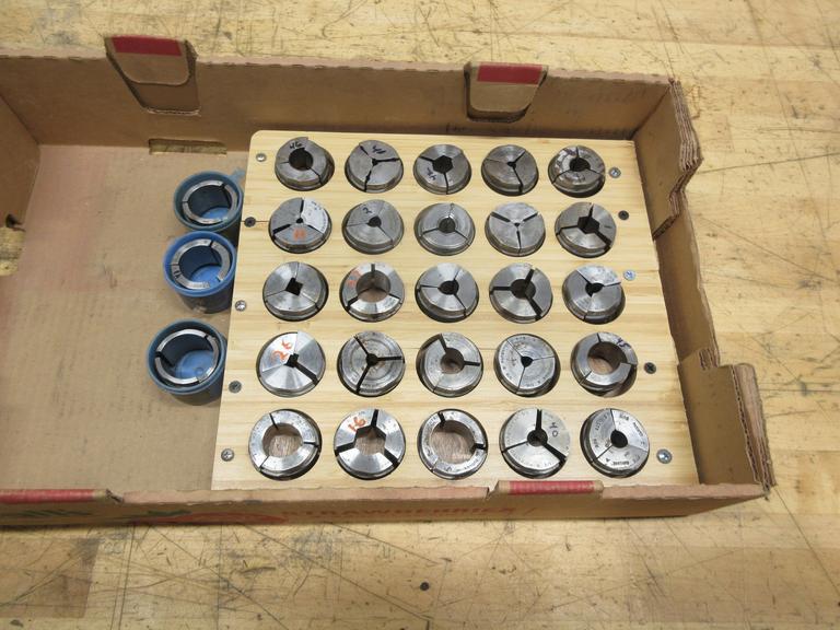 Hardinge S15 Collet Pads, (23 Sets)  Assorted Sizes and Shapes