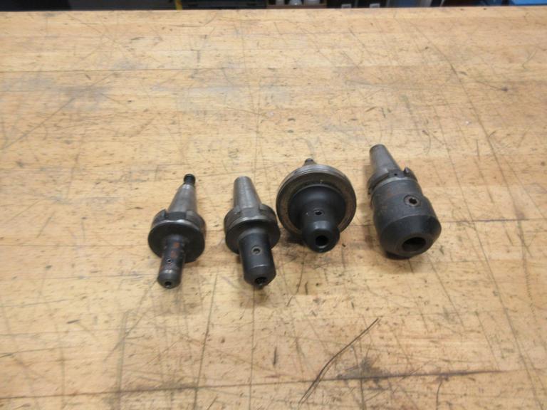 BT30 Assorted Tool Holders, (4 pcs) End Mill Type, (1) 3/16", (2) 3/8", (1) 3/4"