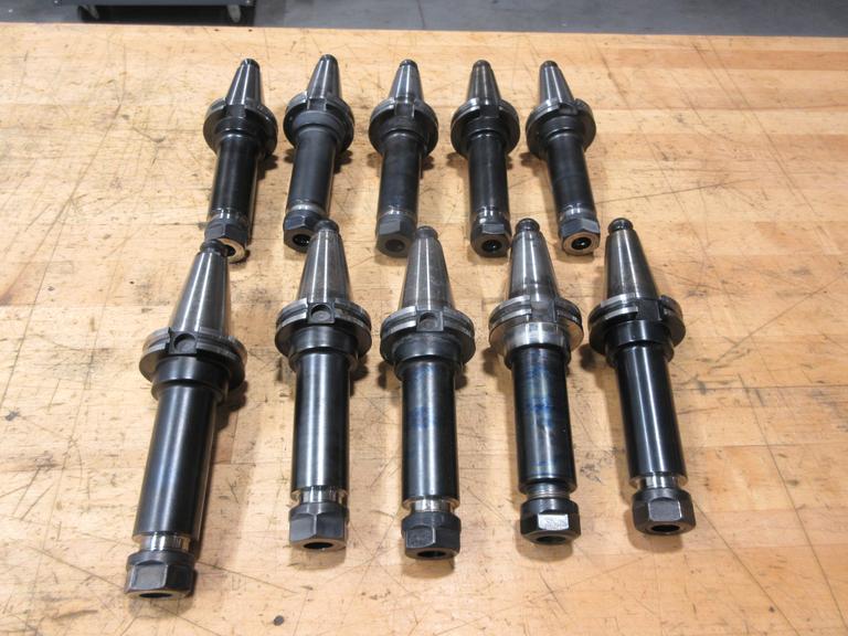 Kennametal CAT40 Tool Holder, ER20 Collet Type, (10 pcs) 6" Gage Length