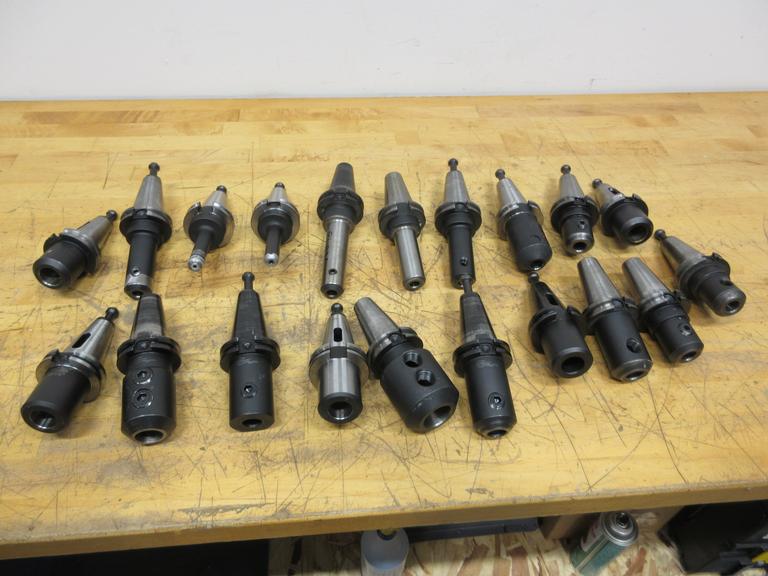 CAT40 End Mill and Morse Taper Tool Holders, Assorted Brands (20 pcs)