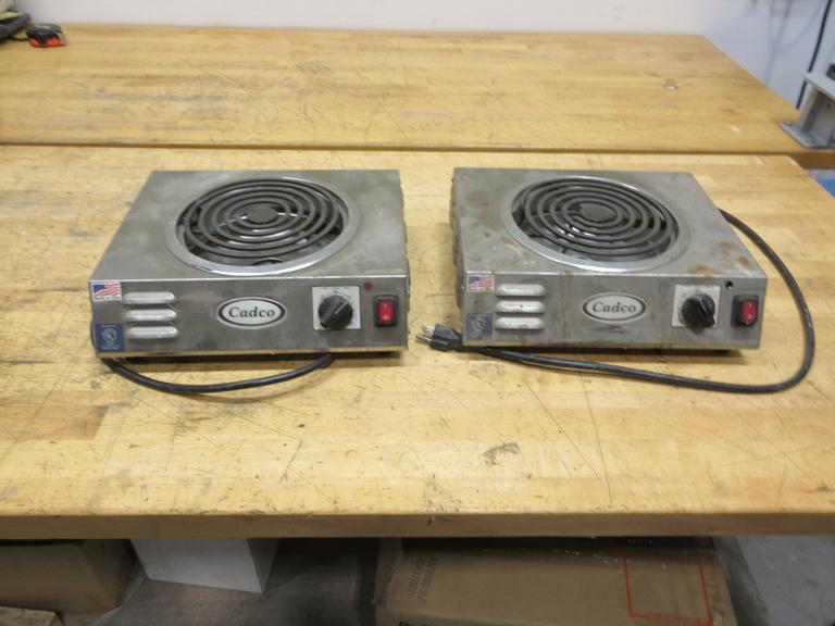 Cadco CSR-3T Electric Hot Plates (2 Units) 110V Single Phase **Both Work**