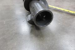 Used Haas 84" x 3.75" Chip Auger Screw, 1.875" Female Connection