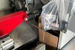 Haas SL-10 CNC Turning Center, Haas Coldfire CNC Control, Collet Chuck, Tool Setter, Chip Conveyor