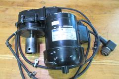 Used Haas 32-6611 Bison Chip Auger Motor Assy w/ Gearbox and 7 Pin Connector and Cable