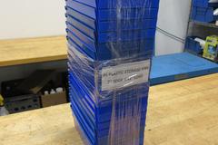 Plastic Storage Bins (20 pcs) 7" Wide x 12" Long