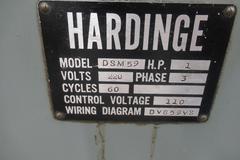 Hardinge DV-59 Speed Lathe, 6 Position End-Working Turret, Production Cross Slide, 5C Lever Collet Closer