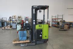 Clark NPR20 Electric Standing Reach Forklift with Auto 1000 24VCharger, 4000 LB Load Capacity