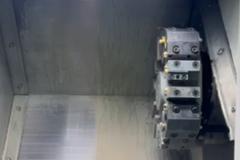 Haas SL-10 CNC Turning Center, Haas Coldfire CNC Control, Collet Chuck, Tool Setter, Chip Conveyor