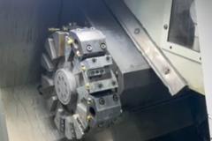 Haas SL-10 CNC Turning Center, Haas Coldfire CNC Control, Collet Chuck, Tool Setter, Chip Conveyor