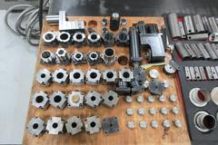 Maier ML32D 9 Axis Proline CNC Swiss Lathe with LNS Hydrobar Express 332 Bar Feeder and Shopmade High Pressure Coolant System