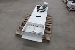 Used Haas Older Style 35 Gallon Coolant Tank with Gray Mills Low Pressure Coolant Pump