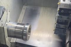Haas SL-10 CNC Turning Center, Haas Coldfire CNC Control, Collet Chuck, Tool Setter, Chip Conveyor