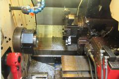 Miyano BND-42T5 CNC Turning Center with Fanuc Control, (2) Turrets