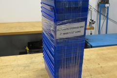 Plastic Storage Bins (20 pcs) 7" Wide x 12" Long