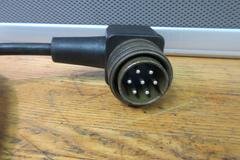 Used Haas 32-6611 Bison Chip Auger Motor Assy w/ Gearbox and 7 Pin Connector and Cable