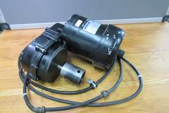 Used Haas 32-6611 Bison Chip Auger Motor Assy w/ Gearbox and 7 Pin Connector and Cable