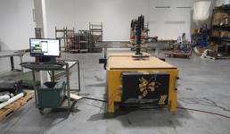 CAMaster Stinger X3 SR-48 CNC Router, 4 Zone Hurricane Vacuum Table System, Main Spindle and 2 Sub Spindles