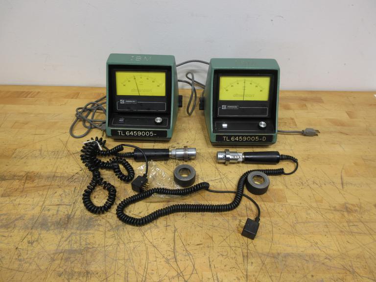 Federal Electric Bore Gage System EMD-632B (2 Units)  with Analog Readout, (2) 28.65mm Probe Heads and (1) 28.65mm Master Setting Ring