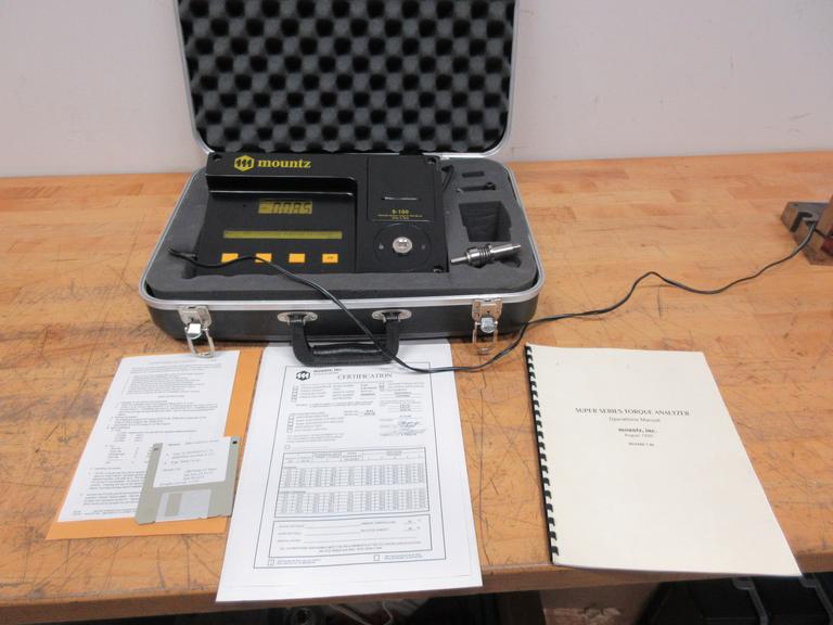 Mountz Super Series Digital Torque Analyzer Model S-100, 0-100 Ft Lb Range