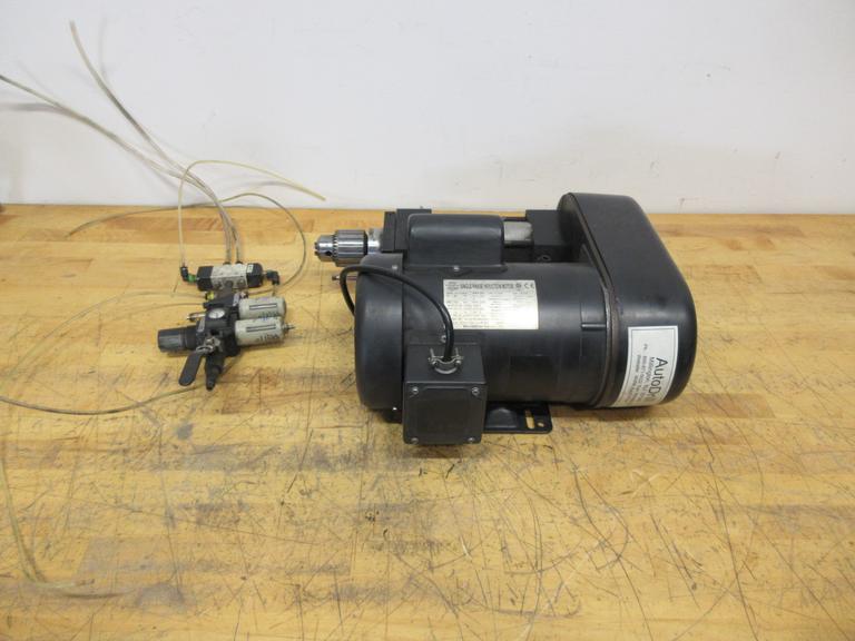 AutoDrill Model 2140-2 Single Head Pneumatic Feed Drilling Head Attachment