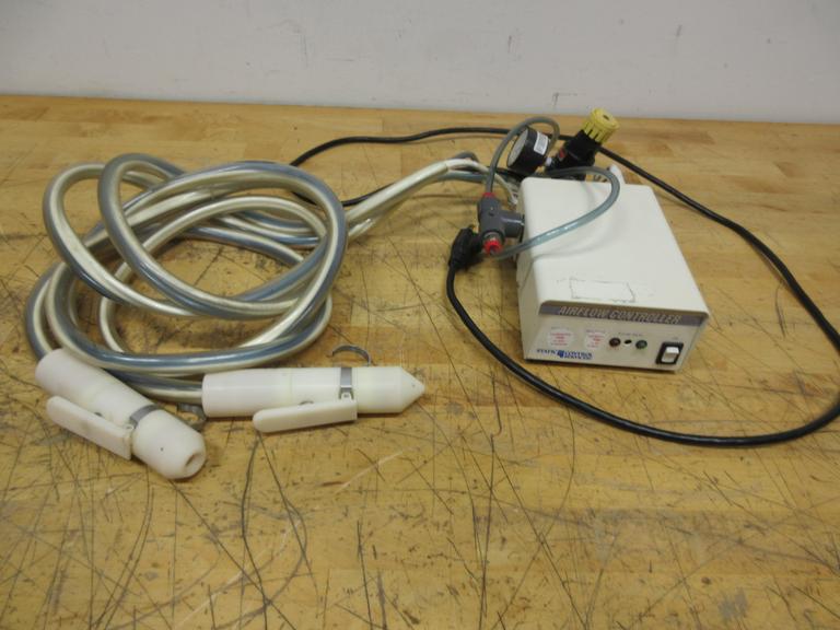 Static Control Services Airflow Control Unit with Regulator and (2) Grounded Air Guns and Tubing