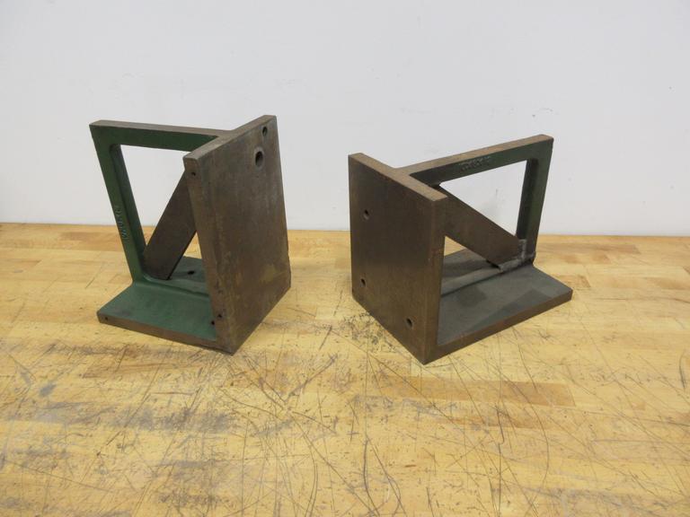 Cast Iron Matched Angle Plates 10" x 8"  x 12"