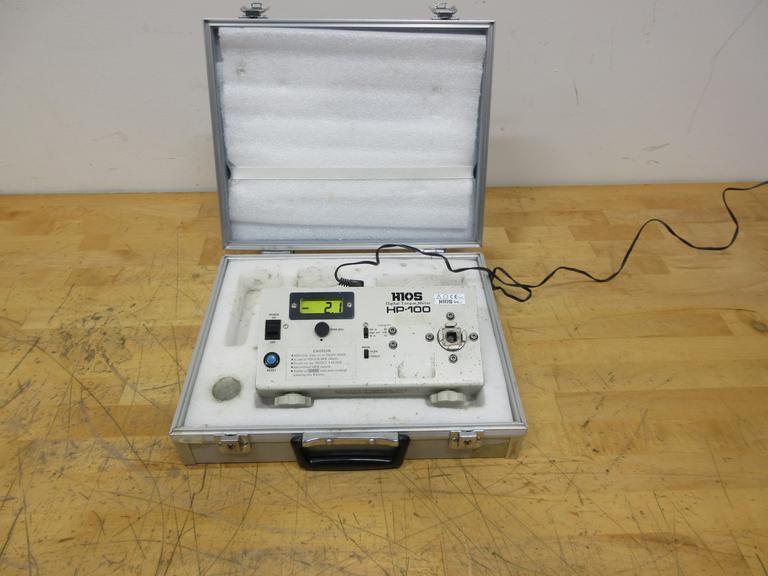 Hios Inc | HP-100 Digital Torque Meter with Adapter Cord in Carry Case