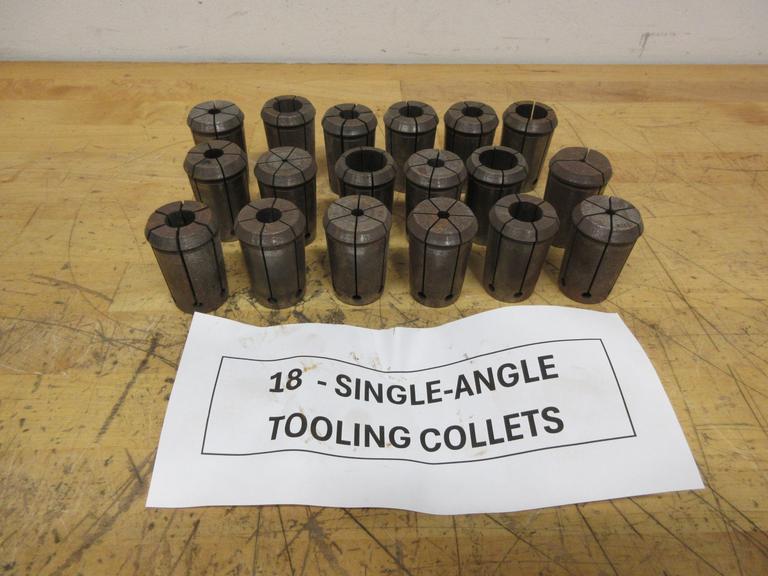 Single Angle Collets (18pcs) Unknown Brand or Type **See Note**