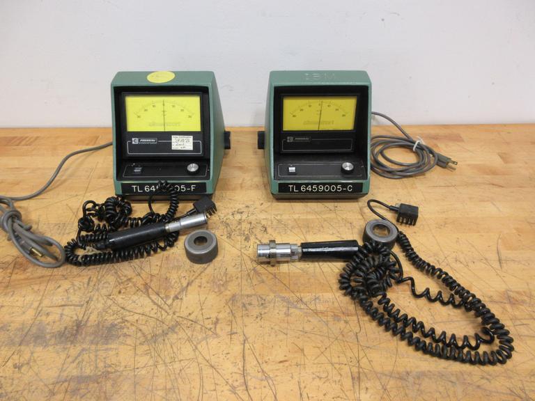 Federal Electric Bore Gage System EMD-632B (2 Units)  with Analog Readout, (1ea) 28.65 & 22.01mm Probe Heads and (1ea) 28.65 & 22.01mm Master Setting Ring