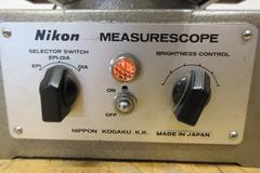 Nikon Measurescope Microscope with 10x Objective Lens, Ring and Stage Light, (2) Mitutoyo 164-162 Digital Micrometers 0-2" Range .00005" Resolution