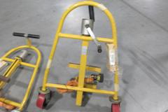 Manual Furniture Moving Dollies, Heavy Duty 1320 lb Capacity, 12" Lift with Swiveling Casters and Ratchet Straps