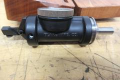 Blake Mfg. Coaxial Indicator .0005" Increments, .125" Travel Range, 1-3/8" Face with Stylus Points in Wood Case