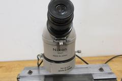 Nikon Measurescope Microscope with 10x Objective Lens, Ring and Stage Light, (2) Mitutoyo 164-162 Digital Micrometers 0-2" Range .00005" Resolution