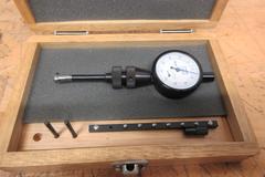 Small Hole Dial Bore Gages, (1) Diatest .165" - .394" with Setting Rings, (1) Scherr Tumico Approx .225" - .325", Both In Wood Cases