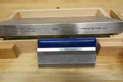 Precision Gage & Tool (2 pcs) Fineness of Grind Gauge with Scrapers, For Checking Particles in Grinding Coolant