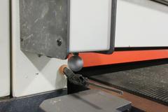 Time Savers 4300 Series Triple Head 52" Wide Belt Conveyor Feed Sanding Machine, Model 4331-45-001