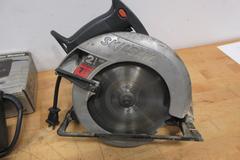 Corded Power Tools, Milwaukee Drill, 7-1/4" Skilsaw, Black & Decker Jigsaw, Weller Soldering Iron, Ace Heat Gun