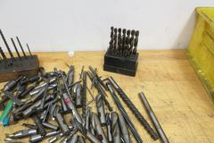 High Speed Steel Cutting Tools Assorted, Drills, Reamers, End Mills, and More, Some New Mostly Used