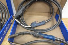 Miller and Abicor Binzel MIG Welding Guns with Connector Cables
