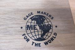 Pin Gage Sets (1) Enco M-1 Plus .061" - .250", (1) Meyer M-2 Plus .251" - 500",  Both Look Complete in Wood Cases