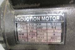 Chicago Forge 4-1/2" Horizontal Bandsaw, 45 Degree Miter, 3 Speed, 110V Single Phase