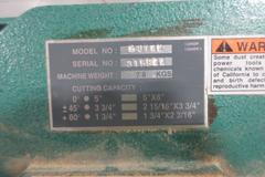 Grizzly G9742 - 5" x 6" 1/2 HP Metal-Cutting Bandsaw w/ Swivel Head
