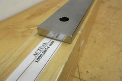 Mitutoyo 1000mm Precision Gage Block in Wood Case,  Actual Measurement 1000.00054mm