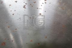 Cut-Off Saw Blades (4) Carbide Tipped Nap Gladu, Leuco and Other 16" x 1" **Used But Still Sharp**, (1) Hitachi 15" x 1" Wood Miter Saw Blade **Looks Unused**