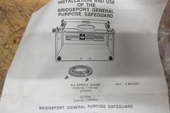 Bridgeport General Purpose Plastic Safety Guards (3 Units),  ***All New Unused***