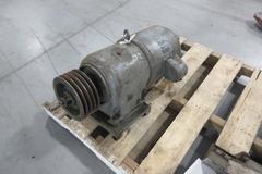 Lima 5HP Electric Motor with 4 Speed Gearbox and 4 Place 7" Diameter Pulley