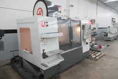 Haas VM-3 5-Axis CNC Vertical Machining Center, Haas TR-210 Trunnion, 40 Station Tool Changer, Probing, 300 PSI TSC, Chip Auger