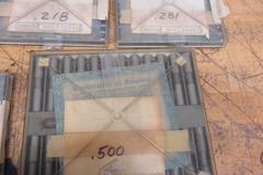 Deltronic Pin Sets (5 Sets), Nominal Sizes .078", 218", .281", .344", .500".  All sets are +/- .0012 in .0001" Increments.  **All Look Complete**